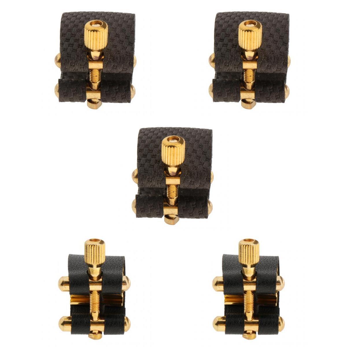 5x Sax Ligature Climp Cap for Metal/Bakelite Mouthpiece - Adjustable Screw