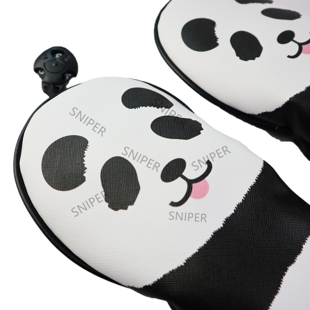 Golf Head cover Golf Panda Golf Driver Fairway Wood set Cartoon headcovers