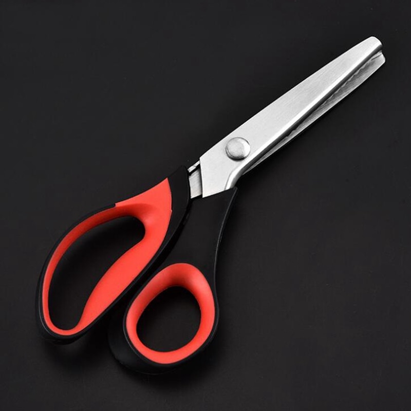 Zig Zag Cut Scissors For Sewing Dressmaker Scissors Tailor Cutting Pinking Shears Scissors Leather DENIM Craft Fabric Textile