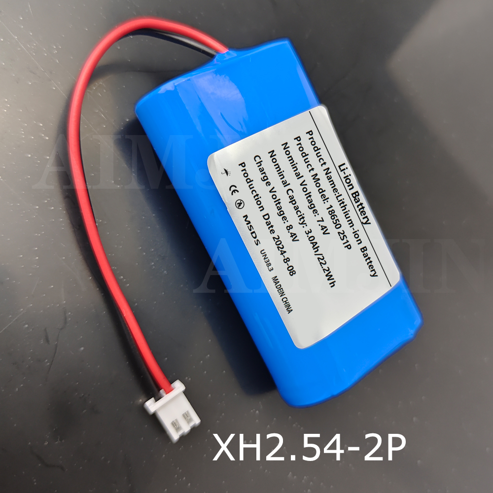 2s1p 7.4V 3000mah 18650 Rechargeable Battery for Amplifier Power toy Accessories LED Lights Security Equipment