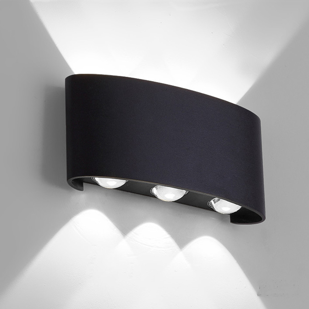 Waterdichte 6 w Led Wandlamp 85-265 v moderne Aluminium indoor outdoor Opbouw Led Tuin Veranda gang buitenmuur Licht