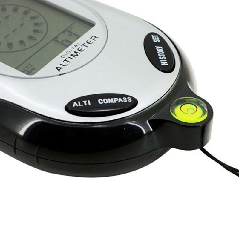 Cyfrowy LCD 6n1 kompas barometr wysokościomierz termometr prognoza pogody czas zegar niebieski podświetlenie sportowe na świeżym powietrzu wspiąć się na narzędzia