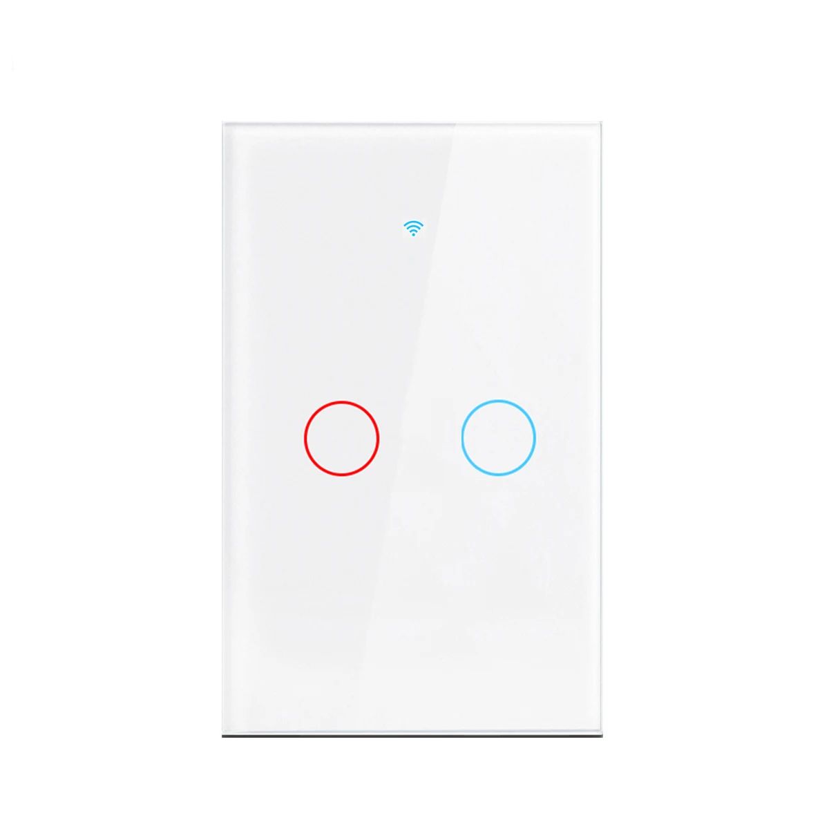 Interruttore tattile Tuya Smart Life Light WiFi RF433 Sensore Smart Switch App Controllo remoto Nessun cavo neutro 110V per Alexa Google Home: Bundle2