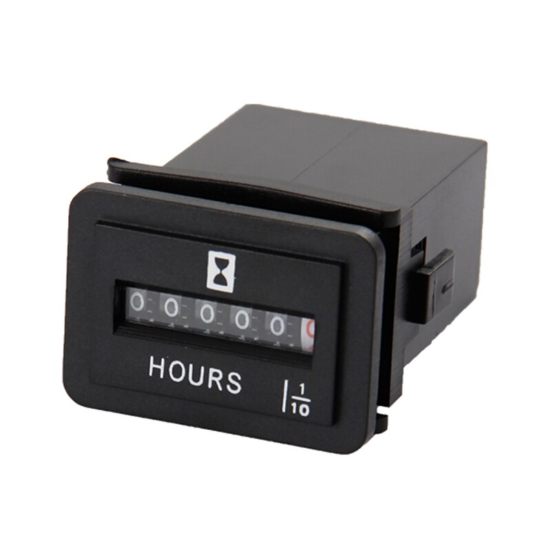 HM001 AC110-250V Timer Mechanical Hour Meter Hourmeter for Engine Generator Boat Motorcross Motor Truck Tractor