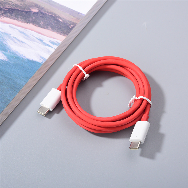 65w Oneplus 9R Nord 2 10 CE 5G 8 9 Pro Warp Dash Ladegerät PD USB C Kabel für One Plus 9RT 7T 8T OPPO Realme 30w Schnelle Schnell Ladung: Only Cable