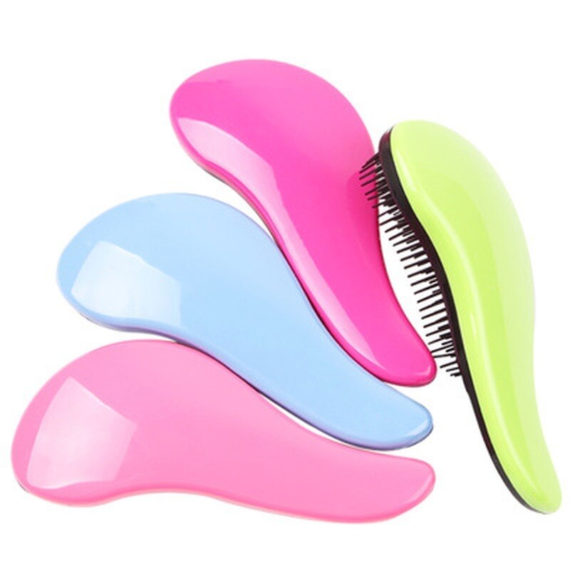 Baby Haar Borstel En Kam Detangling Hair Brush Kammen Zachte Anti-Statische Borstel Tangle Nat Droog Haren Handvat Tangle krullend