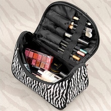 Lager kvinder stor makeup taske kosmetisk etui opbevaringshåndtag rejsearrangør skønhed vaske taske arrangør pose toiletartikeltaske