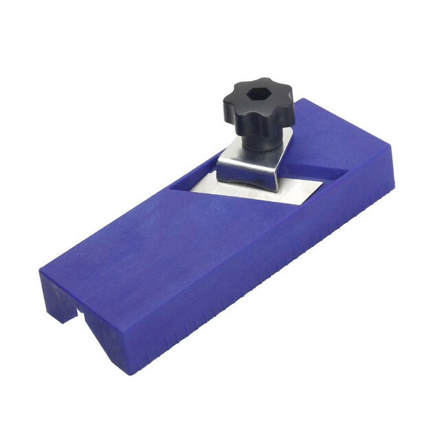 Manual Gypsum Board Woodworking Planer Manual Flat Square Plane Drywall Edge Plasterboard Wood 45 Degree Carpenter Chamfer Tool: Blue Upgraded