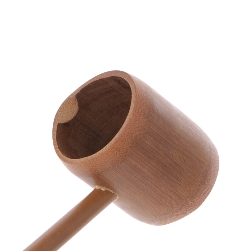 1 St Handgemaakte Natuurlijke Bamboe Thee Water Lepel Extra Lange Handvat Hout Scoop Healhy
