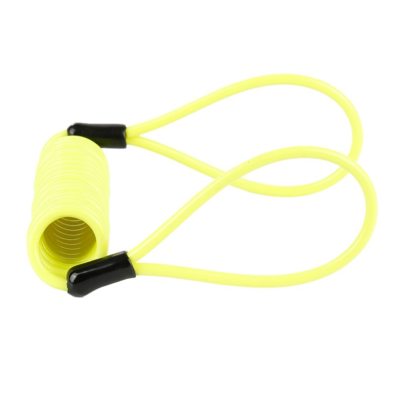 Telescopic Wire Rope Steel Lock Anti-theft Safety Lock Bicycle Spring Reminder Protective Lock For Motorcycle Scooter Motorbike