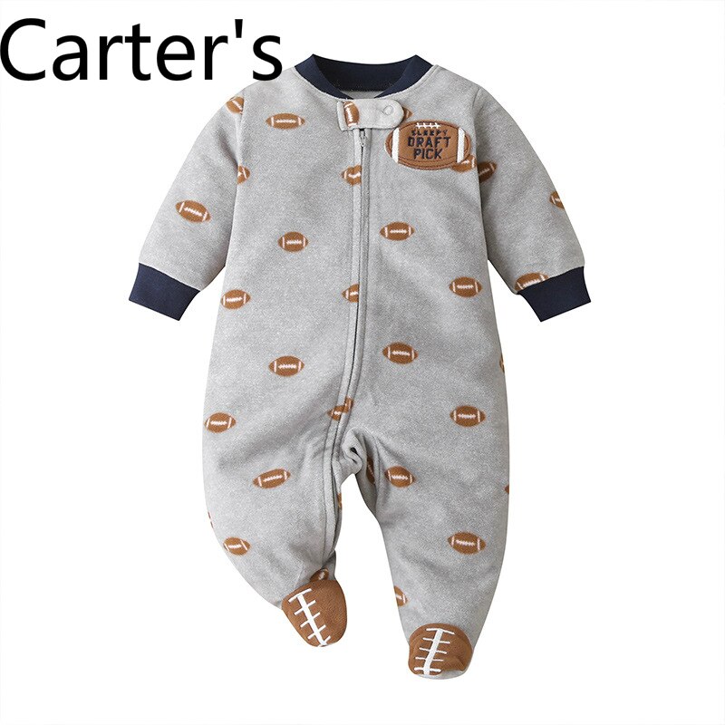 furman's jesień i zima polarny runo ubranka dla dzieci 0-12 miesięcy dziewczynka noworodek kombinezon noworodek niemowlę chłopiec ubrania Babygrow Poupon