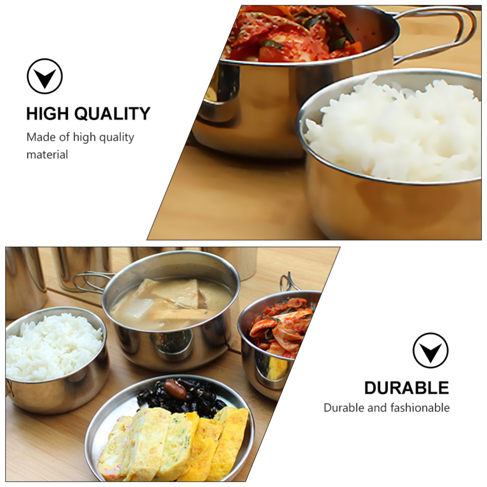 8 Pcs Backpacking Camping Cookware Picnic Cooking Cook Set Camping Cooking Pots Outdoor Tableware Cooking Supplies