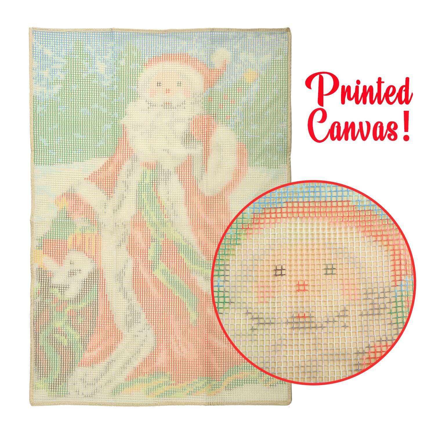 Latch Hook Kits Rocking Horse Wall Hanging DIY Carpet Rug Pre-Printed Canvas with Non-Skid Backing Arts &amp; Crafts 102x69cm