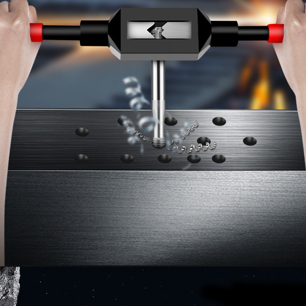 Thread Taps Set of Taps and Floats Taps and Dies Set Adjustable 1Pcs Wire Tapping Hand Tap Wrench Holder Tapping Wrench Hand