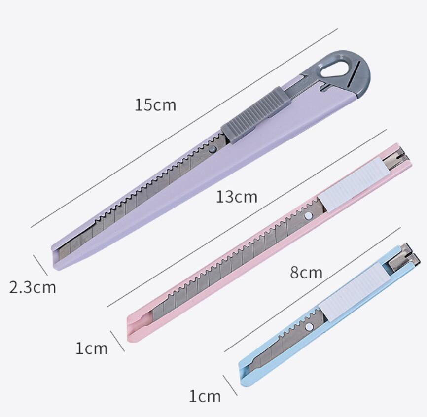 Sample Portable Utility Knife Cute Paper Cutter Cutting Paper Razor Blade Office school supply Stationery