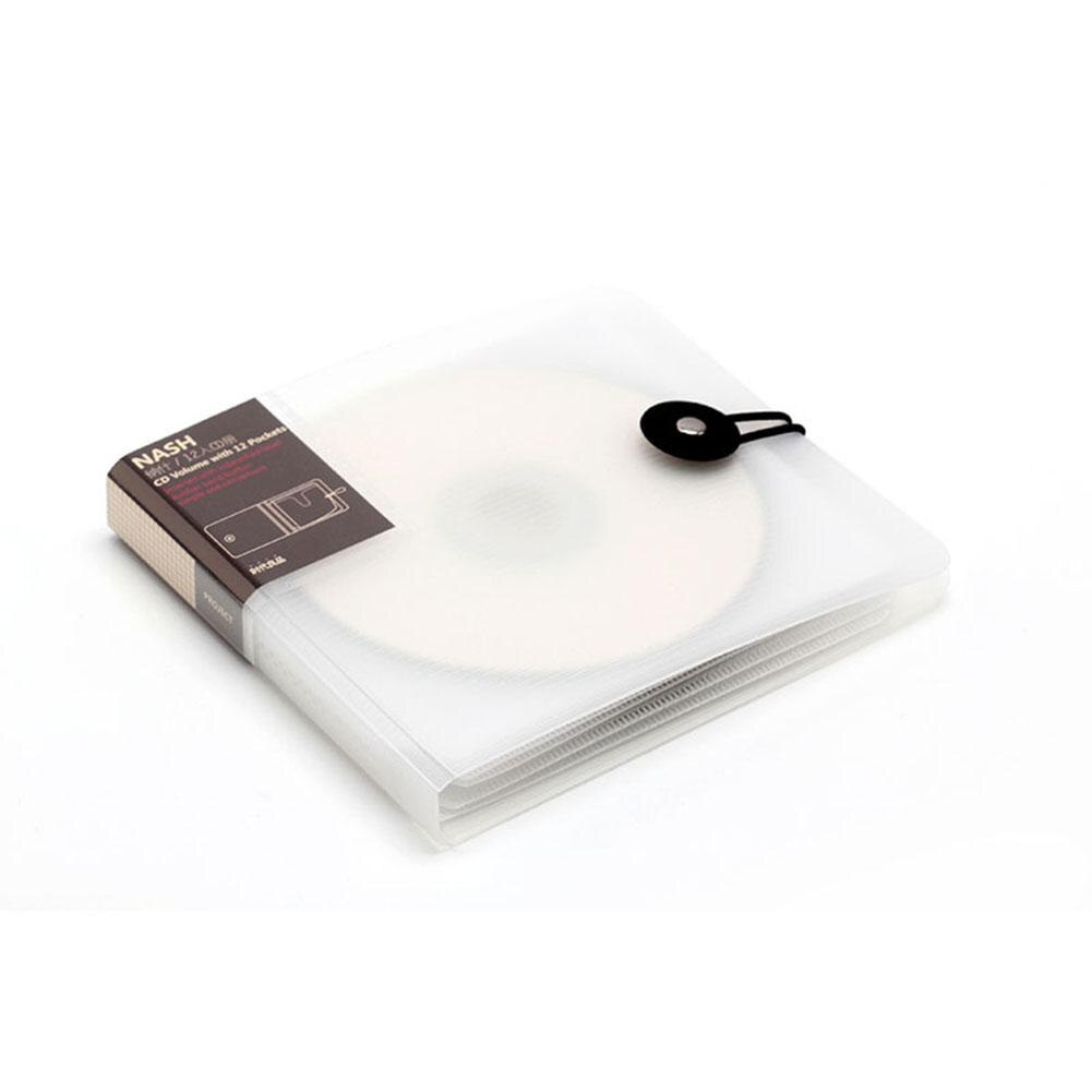 Étui pour CD 157x140x22mm, pochette pour DVD, sac de rangement pour disques, portefeuille en plastique, 12 étuis pour Cd
