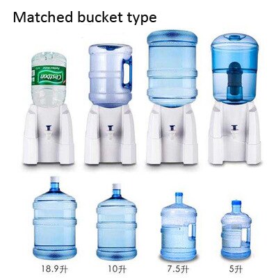 Desktop Water Dispenser Gallon Drinking Bottle Office Home Fountains Water Holder Press Manual Barrel Watering Pump Device