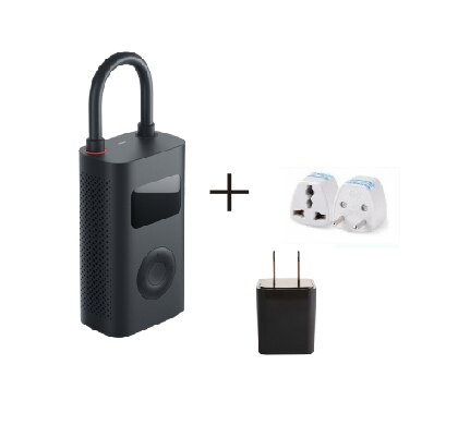 Xiaomi Electric Air Pump Mijia Rechargeable inflator 150PSI Smart Digital Tire Pressure Detection for Football Car Bike Pump: Add A EU PLUG