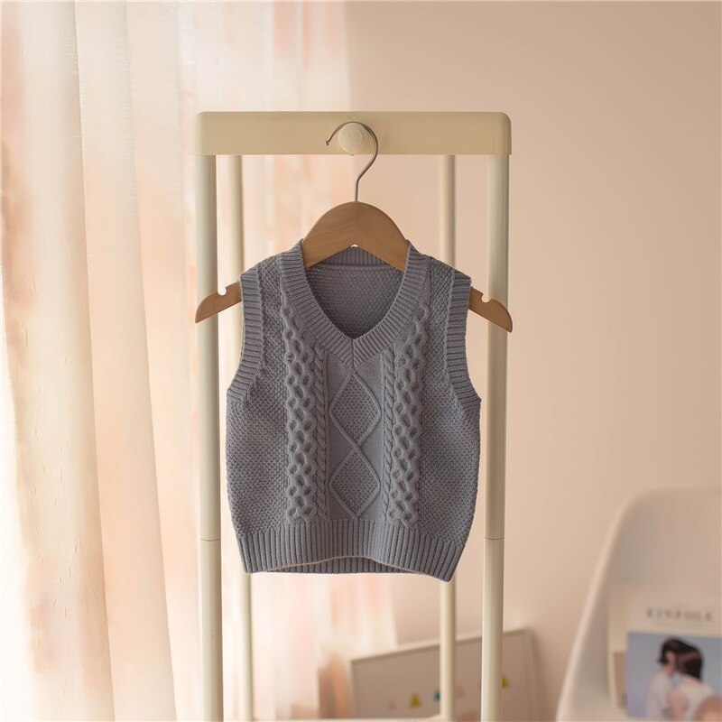 PJ PAUL JONES Heren Gebreid Vest Mock Nek Volledige Rits Tank Tops Wams, Donkergrijs, L