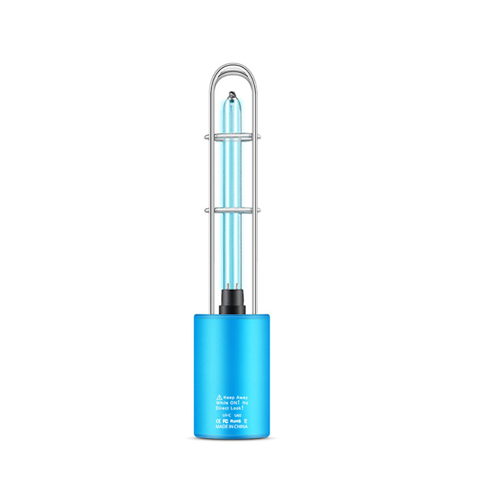 Rechargeable UV Sterilizer Light Bulb UV Germicidal Lamp In Addition Mite Lights Ozone Sterilization Lamp Car Ultraviolet Light: Blue
