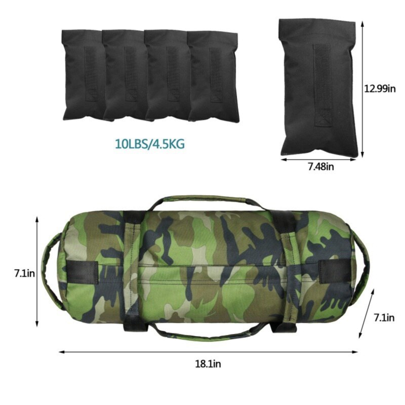 Gym Weights Load Boxing Power Bag Fitness Squat Training Sport Weightlifting Punching Bag Body Building Sandbag