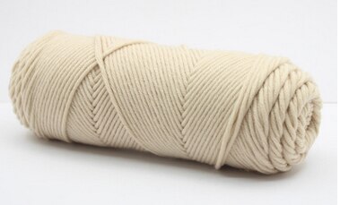Fil de soie naturel doux, 500 g/lot, fil épais pour tricoter, laine bébé, crochet, écharpe, pull, fil de tissage,: 21 beige