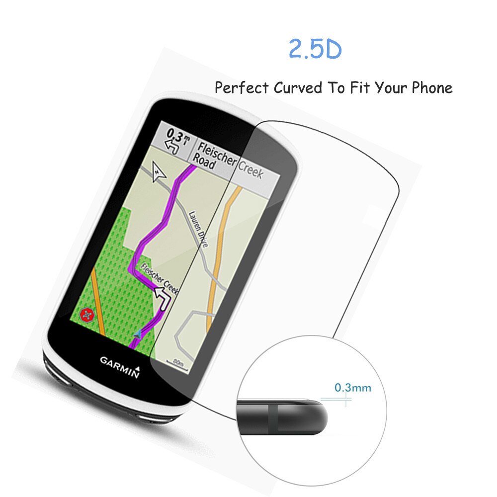 Protector de pantalla de vidrio templado para móvil, película protectora transparente ultrafina para Garmin Edge 520, 820, 1000, 1030 plus, 0,3mm, 2.5D, 9H, 1 ud.