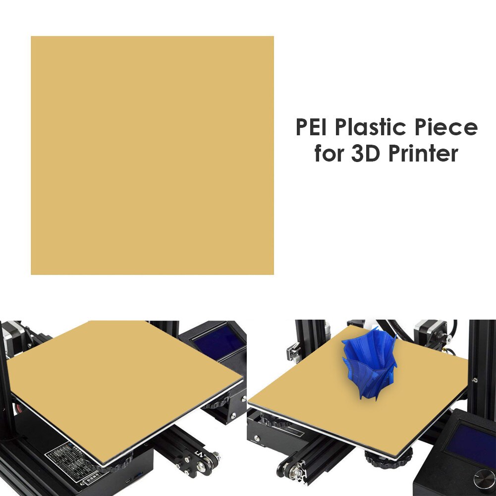 305/254/235/157/150/120mm 3D Printer PEI Sheet for 3D Printing Build Surface Frosted PEI Sheet Polyetherimid