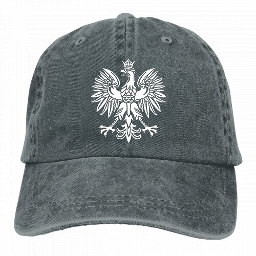 Denim Cap Polska Eagle Poland Pride Baseball Dad Cap Classic Adjustable Sports for Men Women Hat: Camel