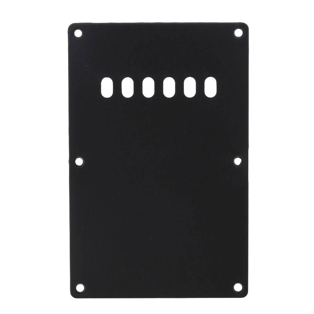Electric Guitar Tremolo Cavity Cover Backplate for Fender Stratocaster Strat Standard Guitar Accessories: Black