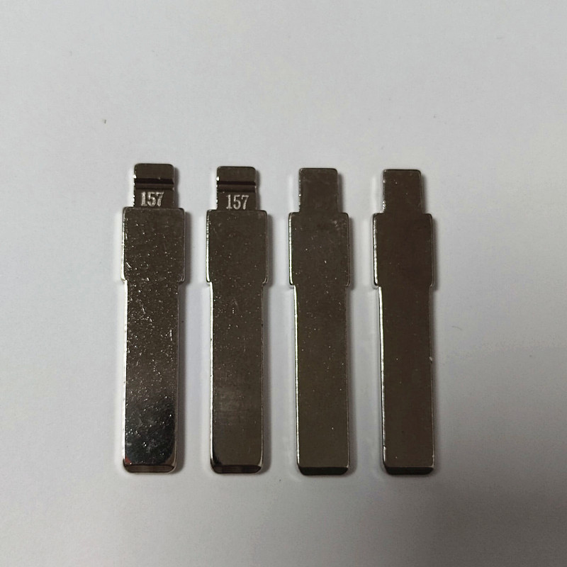 10x Metal Ongeslepen Flip Sleutel Blad - Voor Fiat Punto Ducato Panda Idea - KD Xhorse VVDI JMD Compatibel