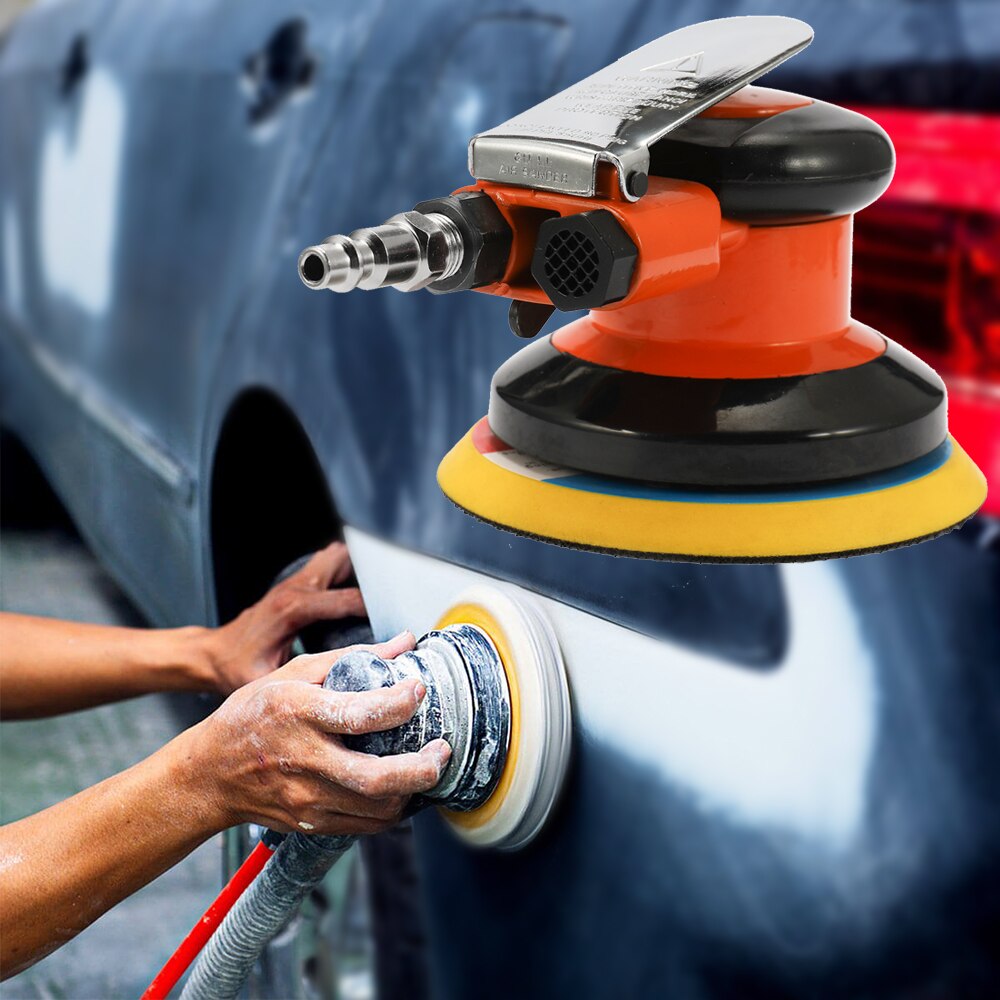 5 tum 10000 rpm pneumatisk luftslipmaskin billackvårdsverktyg polermaskin elektrisk träbearbetningsslipmaskin polermaskin