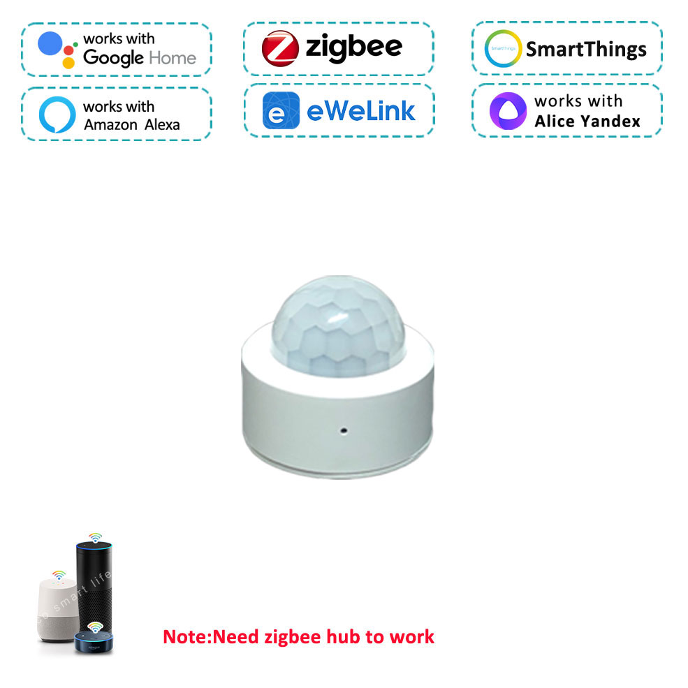 Zigbee Mini Pir Bewegingsdetector Infrarood Beveiliging Inbraakalarm Sensor Menselijk Lichaam Beweging Detectie Voor Alexa Google Home 2Mqtt: Default Title