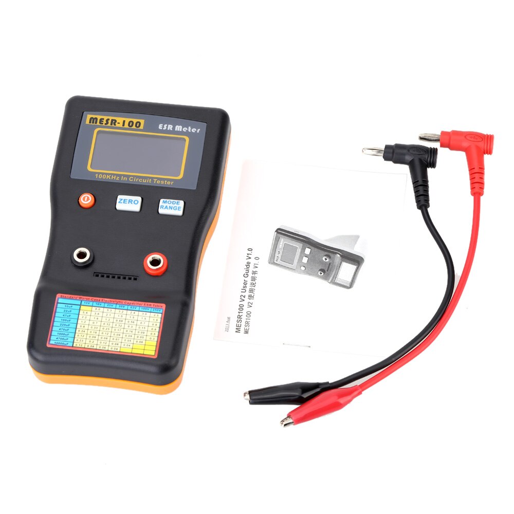 Capacimetro resistencia probador de condensadores MESR-100 ESR medidor de capacitancia de diagnóstico-Herramienta: Type 1