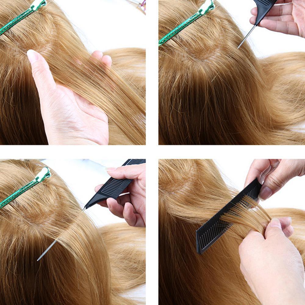 Professionele Tip-Staart Kam Salon Haarverf Benadrukken Plastic Styling Kam Kapsalon Kappers Gereedschap