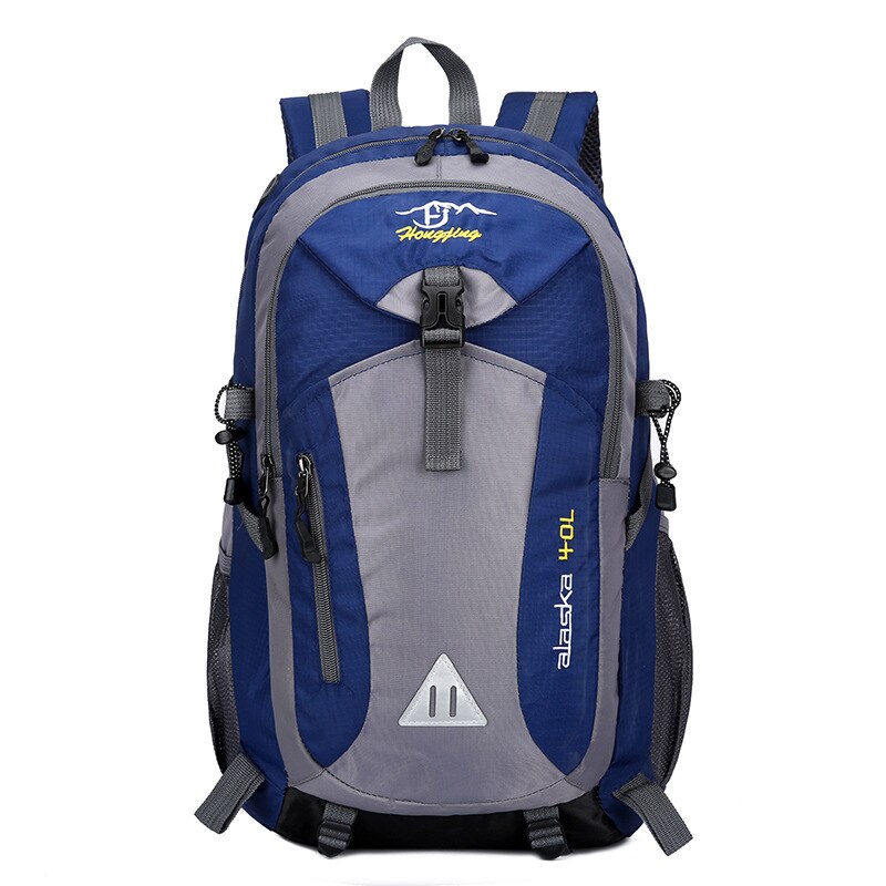 Mochila impermeable de 40L para senderismo y escalada, bolsa para deportes al aire libre, mochila de viaje para acampar en montaña, mochila para Trekking para hombre y mujer: Azul oscuro