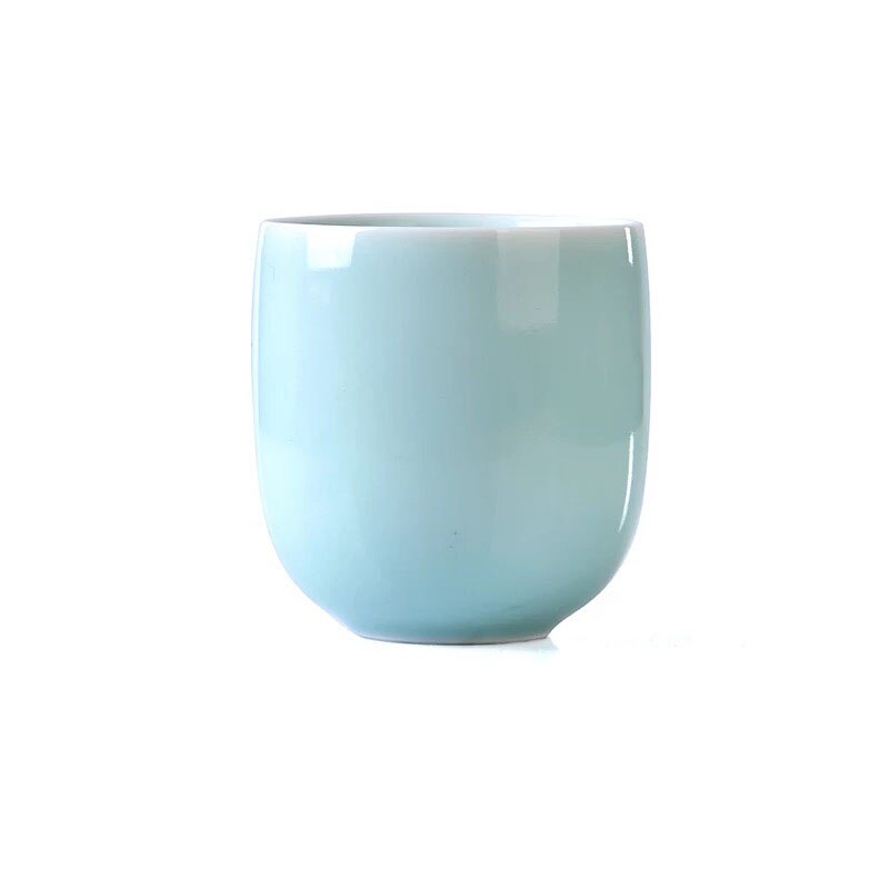 Japanese Longquan Celadon Teacup Kung Fu Tea Set Ceramic Office Water Cup Handmade Porcelain Tea Bowl Drinkware: A