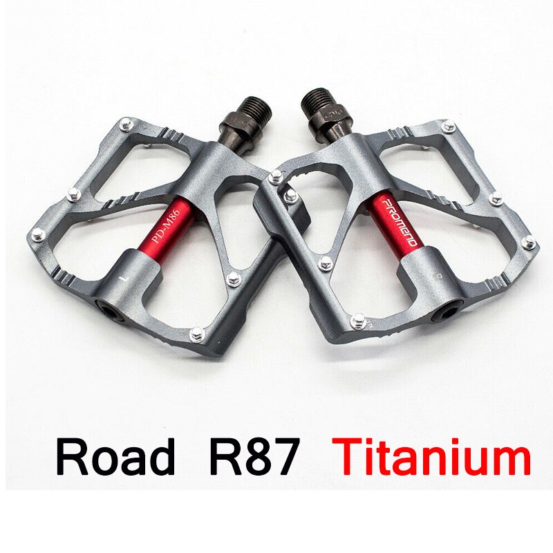 Jiankun 170mm krank mtb cykel 2pc 9/16in pedal 104 bcd ixf arm kædering aluminium landevejscykel kranksæt med bundbeslag bb: Vej  r87 titanium