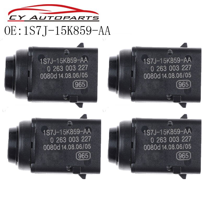 4 Stuks Pdc Parking Sensor Backup Voor Ford Focus Fusion Fiesta Mondeo MK3 1S7J-15K859-AA 1S7J15K859AA 0263003227