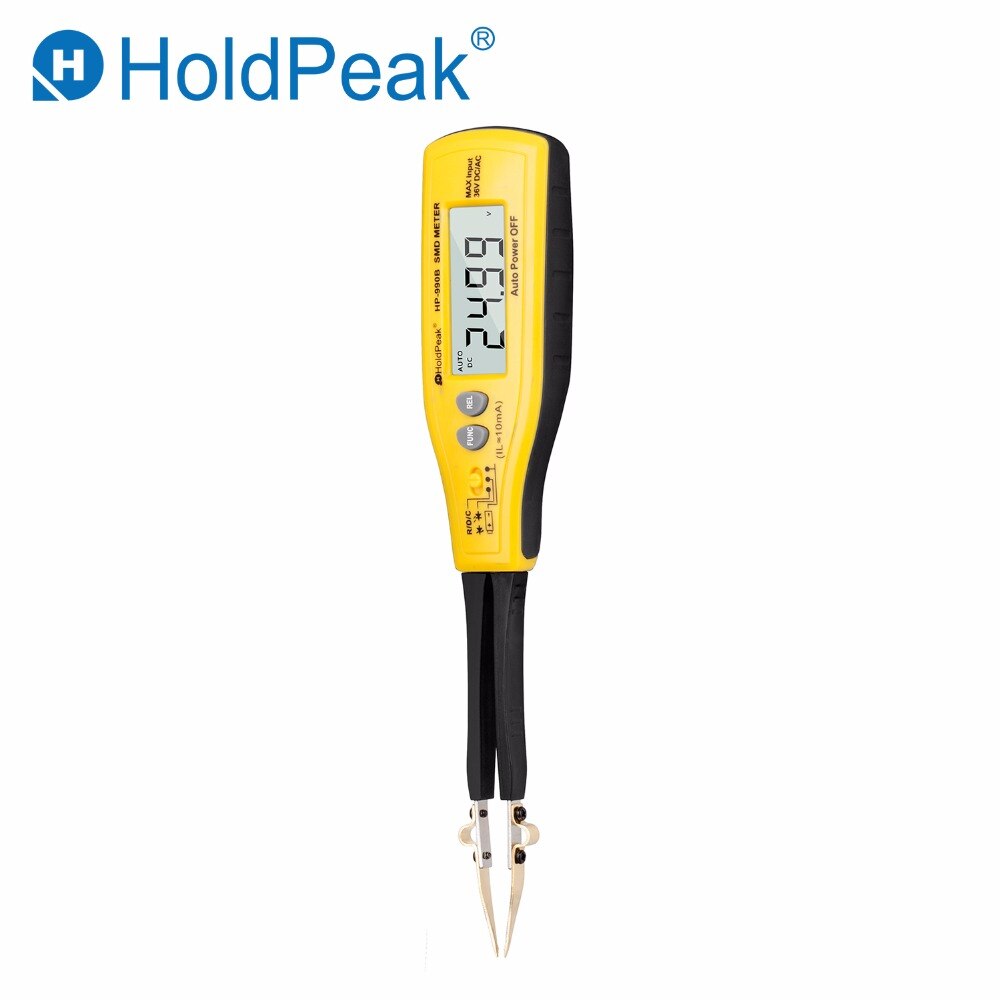 HoldPeak HP-990A DC Voltage Tester Resistance Capacitance SMD Tester Meter SMT component Digital Multimeter