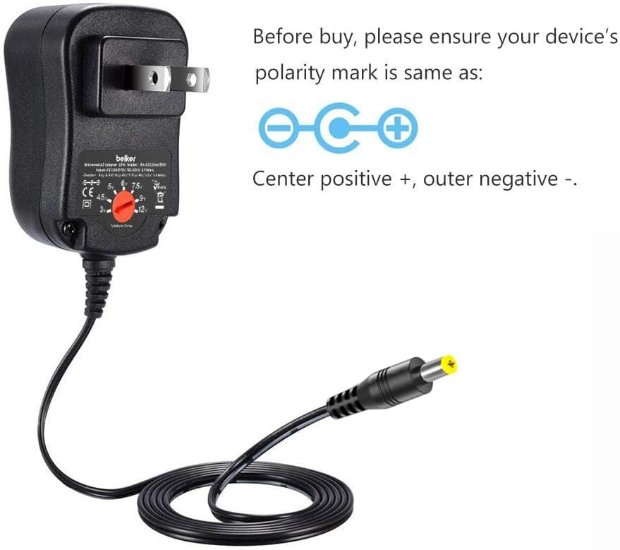 3 V/4.5 V/5 V/6 V/7.5 V/9 V/12 V 1A 12 W Multifunctionele Schakelende Voeding Verstelbare Spanning Voeding voor EU US UK AU Adapter