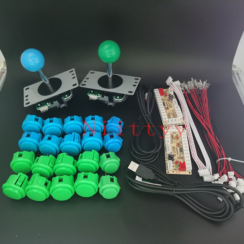 Arcade Joystick Diy Kit Nul Vertraging Arcade Diy Kit Usb Encoder Om Pc PS3 Arcade Sanwa Joystick En Push Knoppen voor Arcade Mame: 4