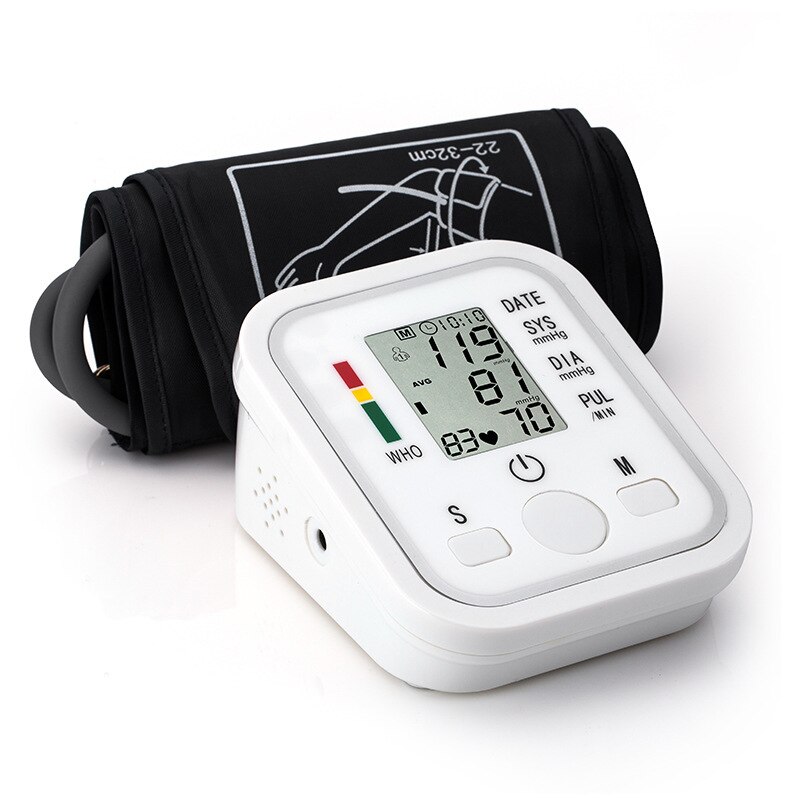 Med stemme overarm manchet automatisk blodtryksmåler husstands hd digital display sundhedspleje blodtryksmåler maskine