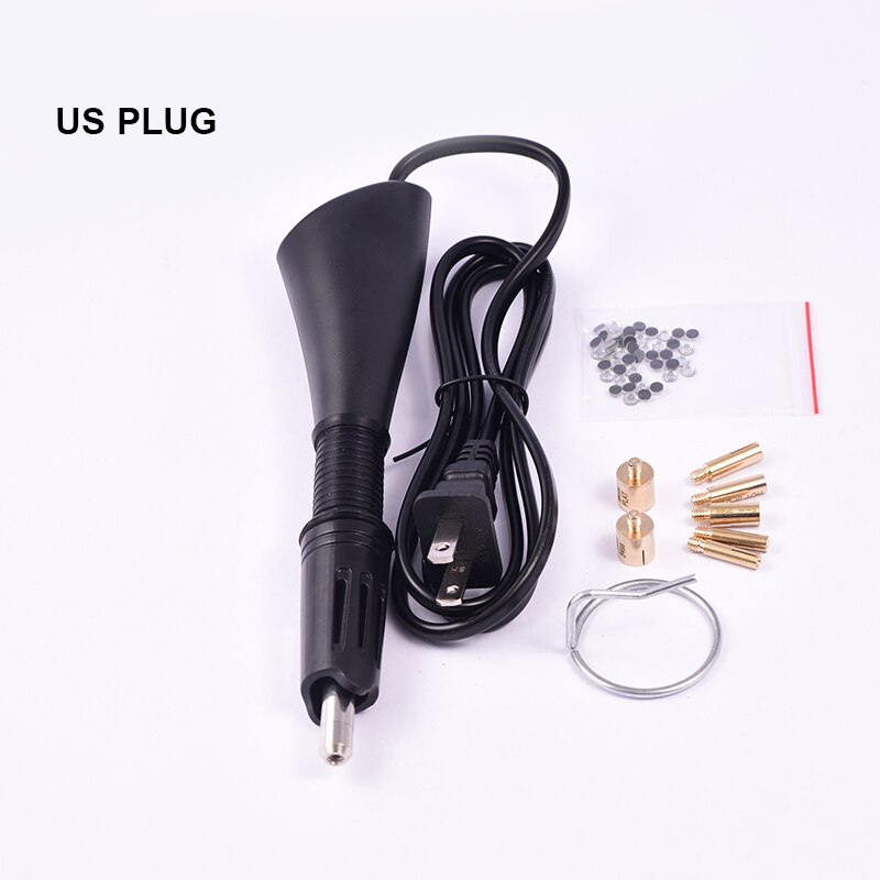 Veloce Riscaldata! EU/noi tappo Bianco Hotfix Strass Applicatore Rosa ferro-in poi caldo aggiustare Strass Applicatore bacchetta Calore-aggiustare strumento di Y2852: Jet -USA