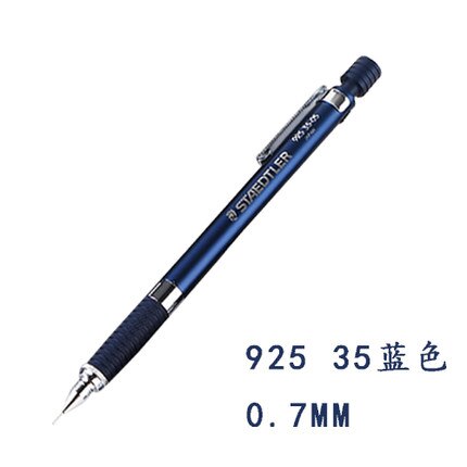German STAEDTLER 925 25 senior Full metal Graphite Automatic Mechanical Pencil drafting supplies 0.3 / 0.5 / 0.7 / 0.9 / 2.0 mm: blue 07mm