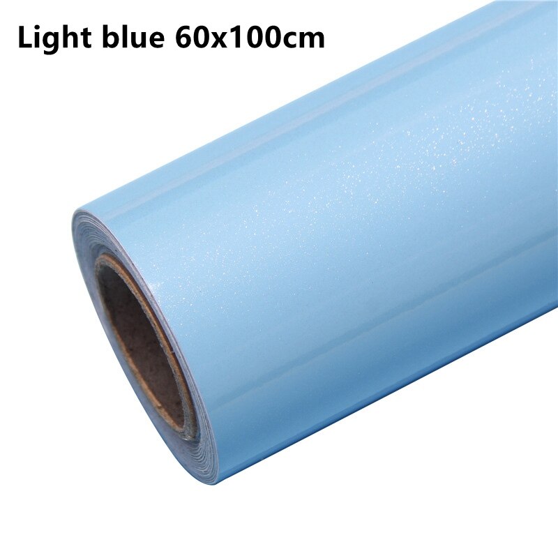 1M/rollen Weiß DIY Dekorative Film PVC Selbst Klebe Tapete Möbel Renovierung Aufkleber Küche Schrank Wasserdichte Tapete: A hell Blau