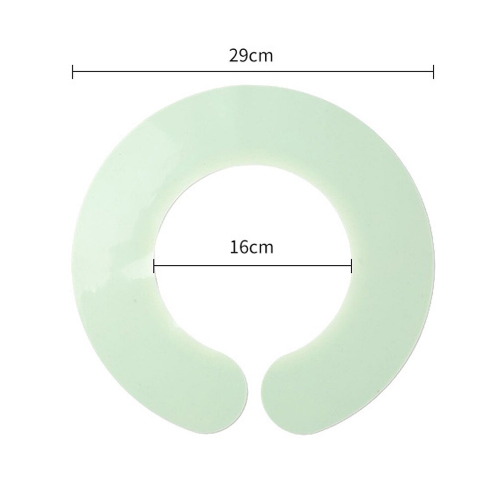 Stylist Snijden Kraag Siliconen Haar Verven Sjaal Waterdichte Hals Cape Wrap Cover Kapper Kappers Haarkleuring Accessoires kappers benodigdheden kappers cape kappers spullen kapmantel kapper kapers benodigheden mantel: Light Green