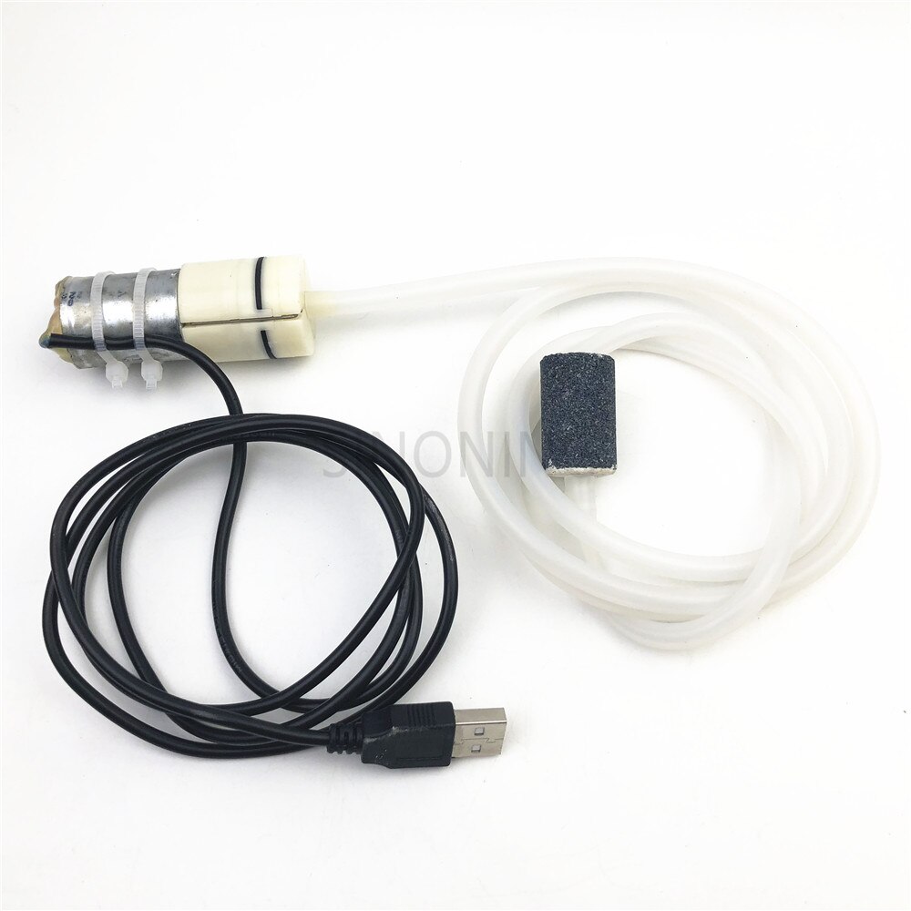 USB pompa di aria di CC 6 V DIY pompa ossigeno serbatoio di pesce giocattolo di Pesca