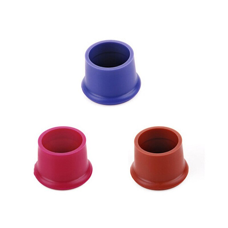 3pcs Silicone Bottle Caps Multicolor Reusable Beer Bottle Caps Drink Saver Sealer Bottle Cover Plug Bar Tools: Red blue brown
