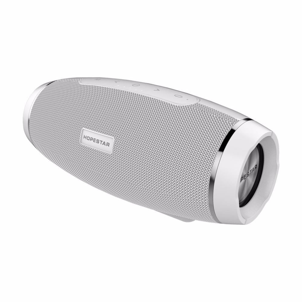 Draadloze Bluetooth Speaker Waterdicht Muziek Subwoofer altavoces Bluetooth Met Mic USB TF Card FM Sound Box: WHITE